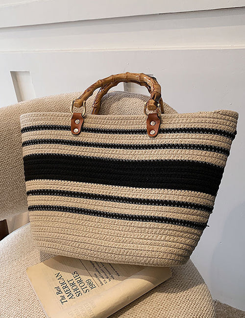 Straw Weave Tote Bag